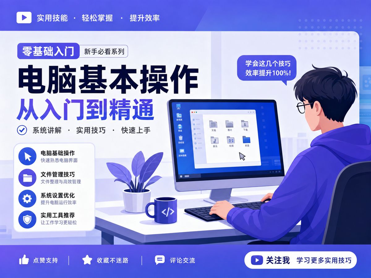 51视频电脑技能动漫教程